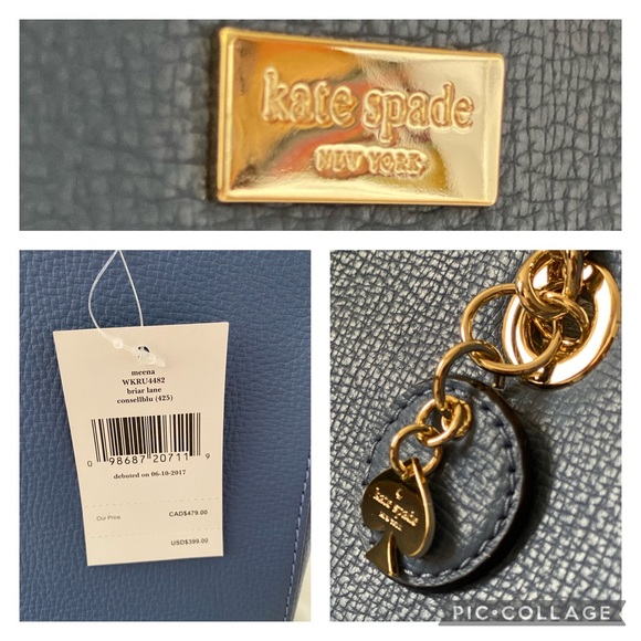 ‼️Flash SALE‼️✨🆕✨Brand New Kate Spade “Meena” Medium Satchel Bag - Picture 4 of 9